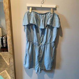 Aerie Chambray Romper